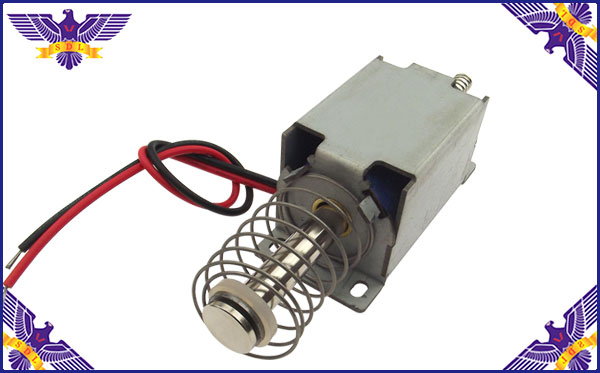 圆管加强型推式电磁铁 弹珠机水平冲击强力电磁铁